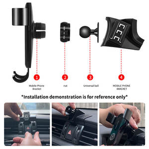 Adecuado para 2017-2021 CRV Gravity ABS aleación de aluminio soporte para teléfono móvil producto para coche - Product Image 3