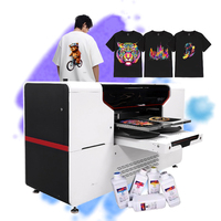 Hochwertiger 4-Kopf I3200 DTG-Drucker - Multifunktionaler Direktdruck auf Textilien mit Doppelbett