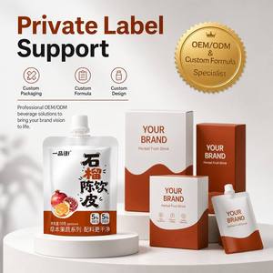 Bebida Sin Azúcar de Pomegranata y Cáscara de Mandarina para la Salud del Baño de Glándulas y la Digestión, OEM, Marca Privada, Bebida Desintoxicante Herbal Natural <span class=keywords><strong>en</strong></span> Sobres - Product Image 5