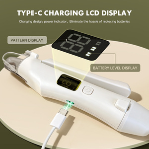 2in1多機能爪切り、LEDライト付き、充電式電池式電動ペットグラインダー兼犬用爪切り - Product Image 6