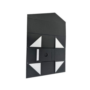 Juego de decantador de vasos de whisky <span class=keywords><strong>negro</strong></span> personalizado, caja de cartón de regalo con tapa magnética con laminación mate en relieve para <span class=keywords><strong>vodka</strong></span> y soda - Product Image 5
