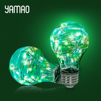 Ampoules LED décoratives 220-240V 0.6W E27, lumières électriques à filament RGB pour la maison, la chambre, le club, le bar, la fête et l'entrepôt, ampoule néon SMD