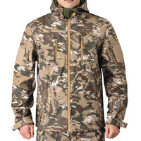 Herfst Winter Outdoor Sharkskin Soft Shell Rits Bomber Streetwear Capuchonjas Heren Dames Drie-in-één Tactisch Winddicht