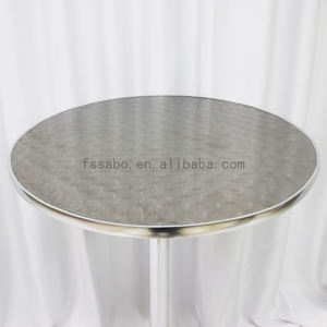 Table de terrasse bistrot à forte demande, table basse d'extérieur en alliage d'aluminium métallique, table pliante de cocktail d'extérieur pour bar - Product Image 4