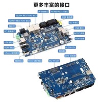 Carte d'extension Waveshare Raspberry Pi CM5, ordinateur industriel à double port réseau Gigabit/2.5G, compatible avec les modules 4G/5G