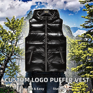 Gilet <span class=keywords><strong>sans</strong></span> manches pour homme, chaud, imperméable et respirant, avec fermeture éclair, pour le golf et la course à pied, léger, amovible, service OEM - Product Image 3