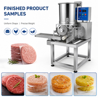 Nouvelle machine de moulage de galettes de burger entièrement automatique, machine industrielle de formage de galettes de viande, machine à faire des galettes de bœuf, de poulet, de porc, de hamburgers