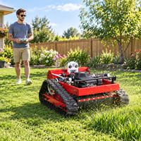 Mesin Pemotong Rumput Mini Robot Murah Berkualitas Tinggi dengan Remote Control dan Mesin Produktivitas Tinggi untuk Penggunaan di Kebun
