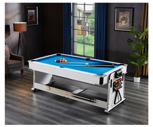 2025 más Popular de alta calidad 4 en 1 multifuncional 7 pies mesa de billar giratoria Snooker Air Hockey mesa de juego para la venta - Product Image 5