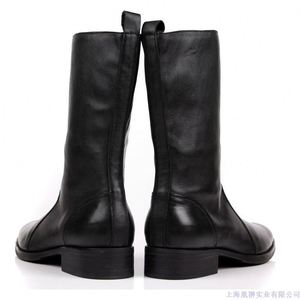Men's Winter Autumn Waterproof Cow Leather Chukka/Tooling <b>Boots</b> Height Increasing - Product Image 4