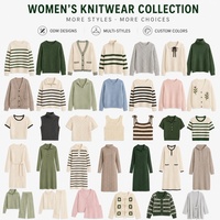 Pull de Noël pour femme, col en V, crème, tricoté, haut de gamme, festif, minimaliste, élégant, vêtements pour femmes, fournisseur personnalisé