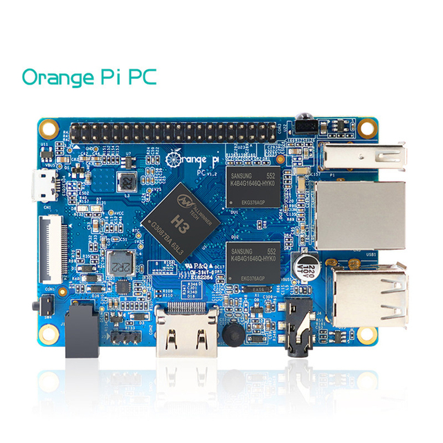 OEM Orange Pi PC H3 Quad Core Electronic Component Development Board Support Lubuntu Linux Android Mini PC Beyond Raspberry Pi 2