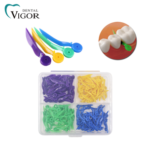 Pack de cires dentaires jetables colorées pour espaces interdentaires, avec plusieurs trous - Product Image 1