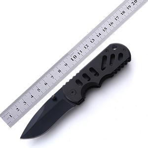 Nhôm xử lý thép không gỉ Lưỡi Đen Gấp Mini Gấp Dao Bỏ Túi dao ngoài trời - Product Image 1