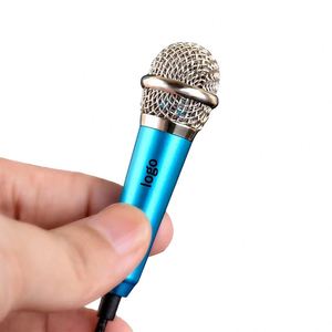 Microphone et écouteurs intégrés pour mini-téléphone portable, gadget USB promotionnel universel pour le karaoké - Product Image 1