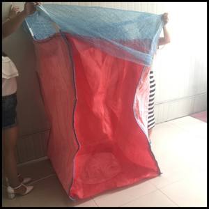 Isp 1000kg vendita calda sacchetti in fibra ventilato legna da ardere stoccaggio rifiuti riciclabile Jumbo Bag 30 completamente aperto per <span class=keywords><strong>grande</strong></span> stoccaggio alla rinfusa - Product Image 4