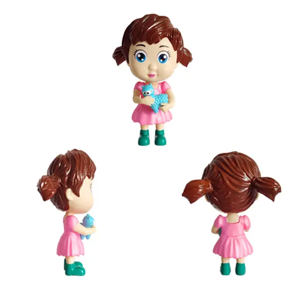 女の子のイメージおもちゃ-ギフトPVCおもちゃ子供のためのカスタム小さなおもちゃ