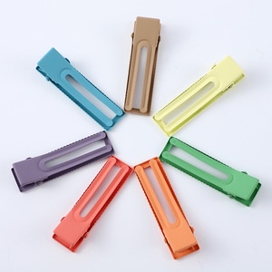 Pinzas para el cabello de colores dulces para mujer, pinzas laterales rectangulares de 12 cm, accesorios casuales para el cabello, pinza metálica para el cabello - Product Image 3