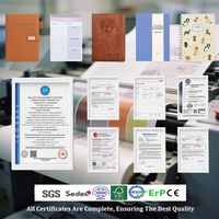 Carnet de bien-être personnalisé A5, carnet de notes portable, journal de bien-être, couverture en cuir, cadeaux promotionnels d'entreprise, agenda pour femmes