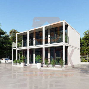 บ้านคอนเทนเนอร์ทรงสี่เหลี่ยมทันสมัยสำหรับอยู่อาศัย ความหนาตามมาตรฐาน - Product Image 5