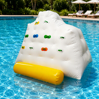 Parc aquatique gonflable, piscine pour enfants, balançoire, mur d'escalade, bateau banane, équipement de franchissement aquatique mobile en plein air