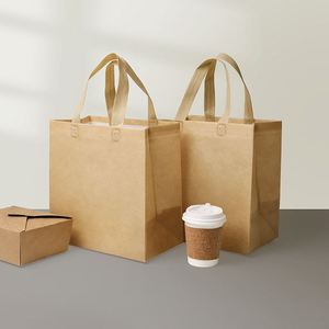 Promotion Sac fourre-tout en cuir de vachette non tissé écologique personnalisé, portable, réutilisable, prix raisonnable, logo personnalisé en plastique - Product Image 6