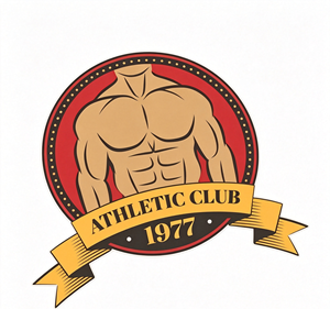 Athletic Club 1977 Circular <b>Badge</b> Emblem Zinc Alloy Die Casting Sports Theme Gold Plated Souvenir - Product Image 3