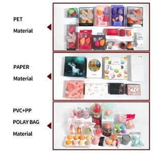 Licuadora de esponjas de látex con forma de logotipo personalizado, producto de belleza respetuoso con el medio ambiente, al por mayor, vegana, huevo negro, grande, suave, sin látex - Product Image 6