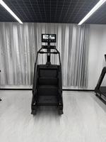 Máquina de Escalada Comercial para Gimnasio, Simulador de Escaleras con Resistencia Electromagnética, Equipo de Fitness Cardiovascular