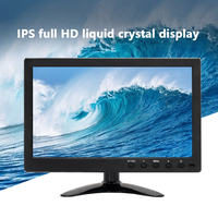 Moniteur de voiture multi-interface 10,1 pouces / Entrées VGA/AV / Tension large plage DC12-30V -20 ° C~60 ° Écran LCD IPS de 10,1 pouces pour C Operation