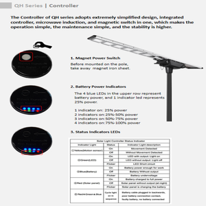 Lámpara Solar LED para Calle con Sensor PIR de 60W, Todo en Uno, Batería LiFePO4, IP66 Impermeable, para Iluminación de Carreteras - Product Image 4