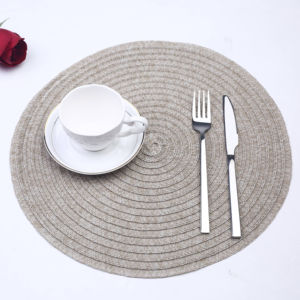 Vente en gros de tapis de table de qualité alimentaire anti-brûlure PE et PVC simili cuir dessous de verre décoration de table de cuisine - Product Image 1