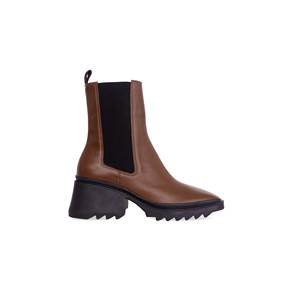 Botas de combate Arachis de piel de becerro marrón 7.8cm - Product Image 4