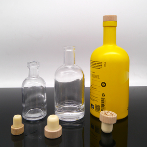 Sang trọng bán buôn Vòng rỗng <span class=keywords><strong>Flint</strong></span> Glass rượu chai 500ml <span class=keywords><strong>750ml</strong></span> 1000ml nút chai cap Gin Vodka Tequila đồ uống khác - Product Image 4