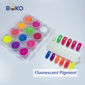 Polvo fluorescente a base de tinta uv para uñas, 12 colores, <span class=keywords><strong>kit</strong></span> de <span class=keywords><strong>pintura</strong></span> para uñas DIY - Product Image 1