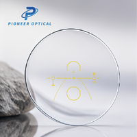 Lentilles de lunettes progressives multifocales en résine Pioneer Optical 1.56 HMC UV420 Corridor 70/12+2 avec protection anti-lumière bleue