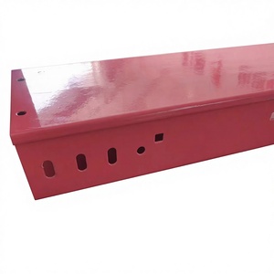 Chemin de câbles de type cheminée horizontale et verticale — Grande portée, monobloc moulé, de type plateau — Chemin de câbles galvanisé en gros - Product Image 1