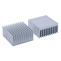 Radiateur à ailettes de refroidissement usiné CNC en aluminium série 6000 avec gestion thermique