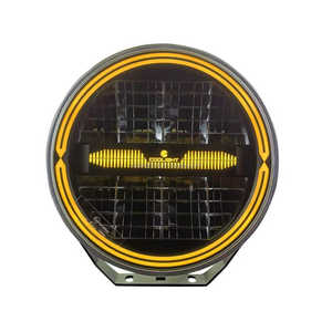 Luz de Conducción Auxiliar <span class=keywords><strong>LED</strong></span> de 9 Pulgadas, Luz Dinámica Blanca y Ámbar, 12V 24V, Accesorios para Automóviles Todoterreno, Camiones, para Ford, Volvo, Scania - Product Image 5