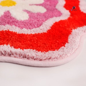 <span class=keywords><strong>Tapis</strong></span> <span class=keywords><strong>de</strong></span> <span class=keywords><strong>bain</strong></span> <span class=keywords><strong>en</strong></span> microfibre, <span class=keywords><strong>tapis</strong></span> <span class=keywords><strong>de</strong></span> salle <span class=keywords><strong>de</strong></span> <span class=keywords><strong>bain</strong></span> rond, <span class=keywords><strong>tapis</strong></span> <span class=keywords><strong>de</strong></span> <span class=keywords><strong>bain</strong></span> à séchage rapide, antidérapant, motif fleur <span class=keywords><strong>arc</strong></span>-<span class=keywords><strong>en</strong></span>-<span class=keywords><strong>ciel</strong></span>, 60x60cm - Product Image 3