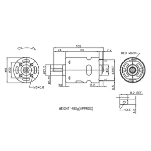 Motores Micro PMDC PrimoPal de 2400~20000 rpm, 6~40 V, Motor <span class=keywords><strong>El</strong></span>éctrico de CC con Imán Permanente y Mini Escobillas de Carbón para Afeitadora <span class=keywords><strong>El</strong></span>éctrica - Product Image 5