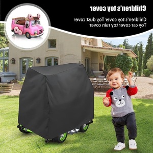 Funda Protectora para Juguetes Infantiles, 41x25x33 Pulgadas, Impermeable, a Prueba de Polvo, para Exteriores, en Negro, Beige y Gris, Unisex - Product Image 4