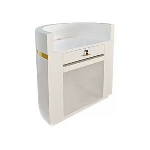 2025 Lucky Salon Furniture Customized Front <b>Desk</b> Cashier <b>Desk</b> Clothing Store Beauty Salon Special Reception Table - Product Image 3