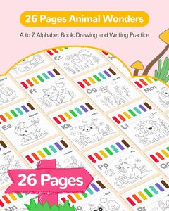 Set <span class=keywords><strong>de</strong></span> Pintura <span class=keywords><strong>de</strong></span> Acuarela para Niños <span class=keywords><strong>de</strong></span> 4 a 8 Años, 10 Hojas con Encuadernación Térmica, 3 Pinceles, <span class=keywords><strong>Libro</strong></span> <span class=keywords><strong>de</strong></span> Actividades <span class=keywords><strong>de</strong></span> Pintura sin Desorden, Regalo <span class=keywords><strong>de</strong></span> Navidad - Product Image 2