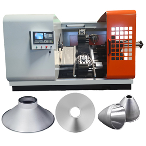 آلة تشكيل المعادن بالدوران CNC عالية الدقة لإنتاج أغطية المصابيح - معتمدة من CE - Product Image 1