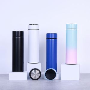 500ml Smart Water <b>Bottle</b> Led Digital Temperature Display Vacuum <b>Flasks</b> Stainless Steel Water <b>Bottles</b> - Product Image 1