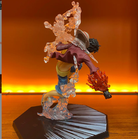 Figuras de Anime de One Piece: Monkey D. Luffy, Puño de Fuego, Zoro, Diablo, Fandral, Artículos de Colección, Decoración de Escritorio, Regalo, Juguete
