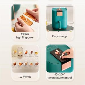 Đa chức năng nhỏ Lò nướng điện airfyers thông minh không khí frier kỹ thuật số Nồi chiên không khí mới nhất freidora de Aire 4L 4.5L nhựa pfa - Product Image 5