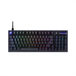 คีย์บอร์ดเกมมิ่งแบบมีสาย G316 USB คีย์บอร์ดแบบกลไก 98 ปุ่ม รองรับการเปลี่ยนสวิตช์ได้ RGB 8K รีเทิร์นเรทสูง โครงสร้างแบบ Gasket สำหรับเกมเมอร์บนพีซี - Product Image 1