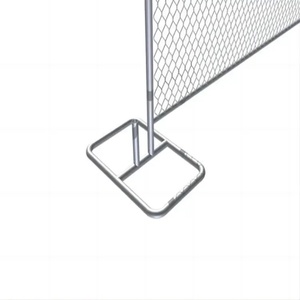 Clôture de sécurité temporaire de style américain, panneau de clôture en chaîne galvanisée antirouille pour la sécurité, chantier de construction, barrière - Product Image 2